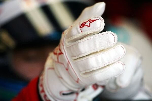 Formula One World Championship: The gloves of Jarno Trulli Toyota