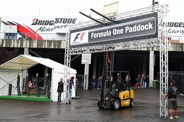 Formula One World Championship: The Goodbye sign ismoved from the paddock