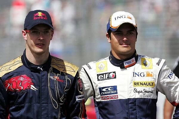 Formula One World Championship: The GP debutantes: Sebastien Bourdais Scuderia Toro Rosso and Nelson Piquet Jr. Renault