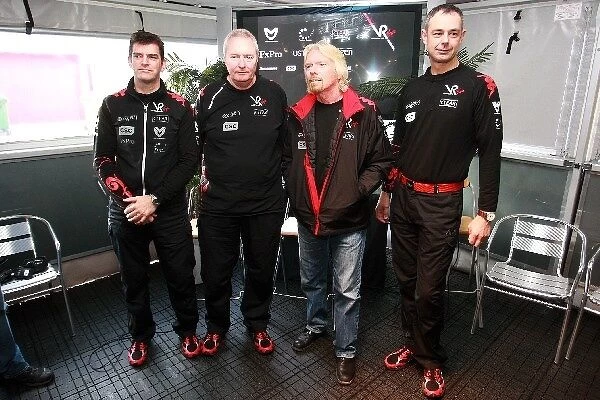 Formula One World Championship: Graeme Lowdon Virgin Director of Racing, John Booth Virgin Racing Team Principal, Sir Richard Branson Virgin Group Owner