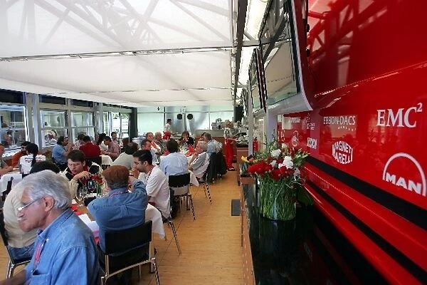 Formula One World Championship: Guests in the Toyota motorhome