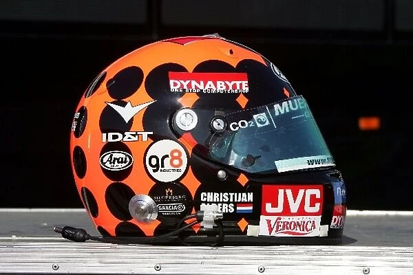 Formula One World Championship: The helmet of Christijan Albers Minardi Cosworth PS05
