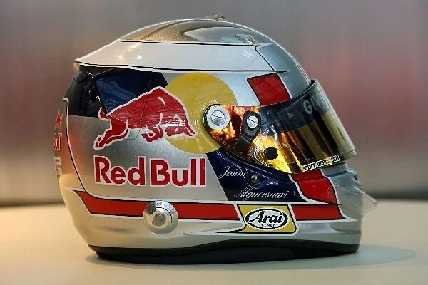 Formula One World Championship: Helmet of Jaime Alguersuari Scuderia Toro Rosso