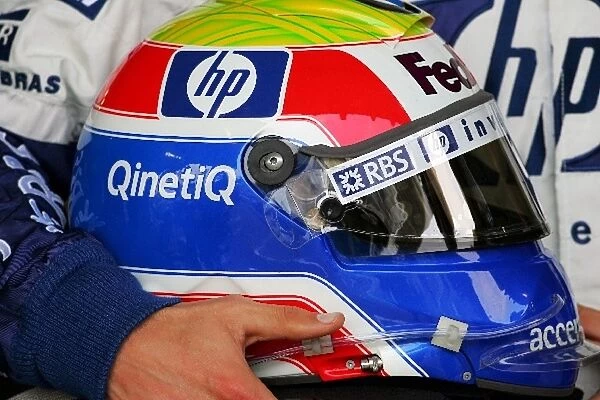 Formula One World Championship: The helmet of Mark Webber Williams