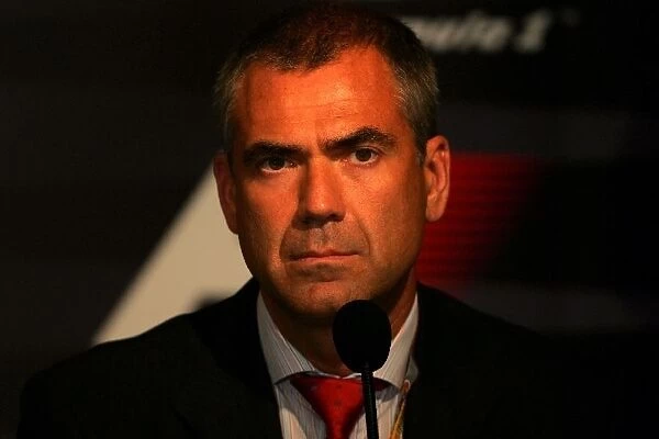 Formula One World Championship: Henri Richard AMD Executive Vice President in the FIA press conference