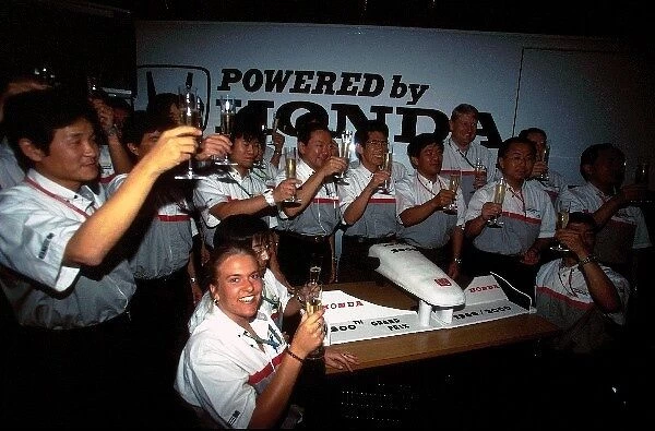 Formula One World Championship: Honda, engine suppliers to BAR, celebrate their 200th F1 Grand Prix