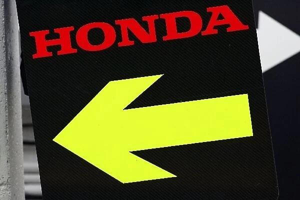 Formula One World Championship: Honda pit board