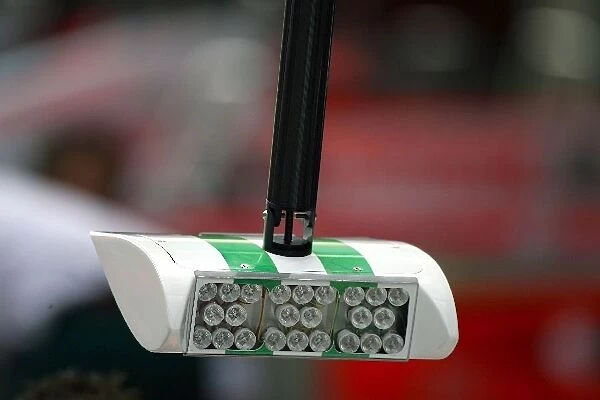 Formula One World Championship: Honda pitstop lights being tested ready for next season