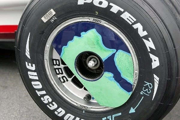 Formula One World Championship: Honda RA108 front wheel discs