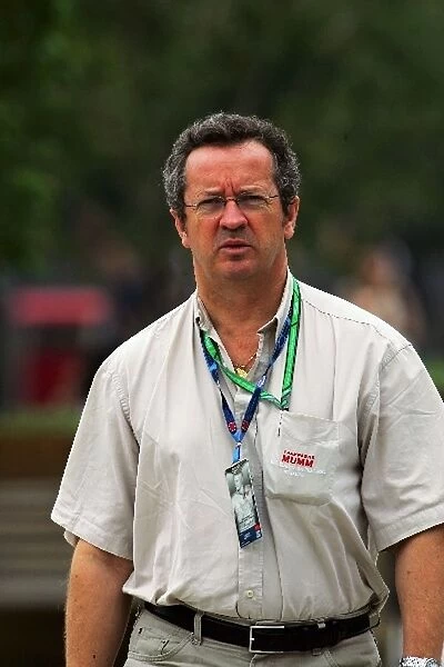 Formula One World Championship: Hughues Trevennec, Mumm Champagne PR Manager
