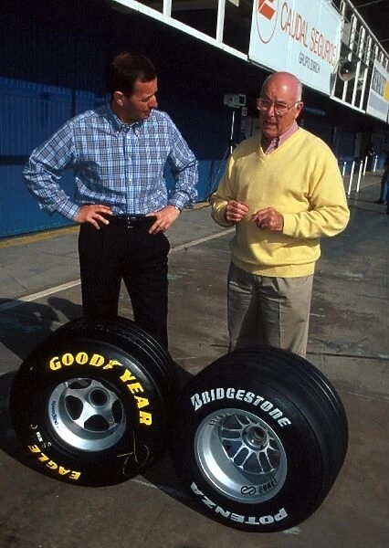 Formula One World Championship: ITV F1 commentators Martin Brundle and Murray Walker discuss the merits of the Goodyear and Bridgestone tyres