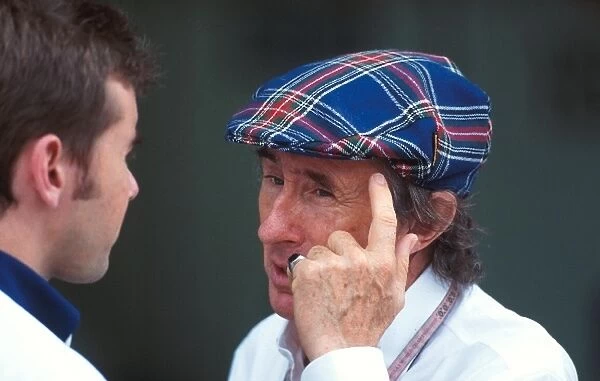 Formula One World Championship: Jackie Stewart and son Paul Stewart