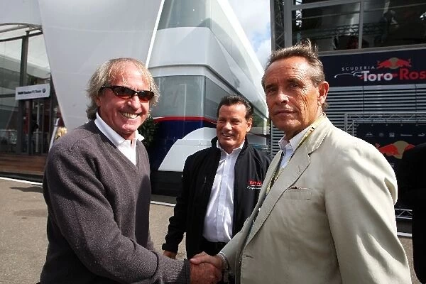 Formula One World Championship: Jacques Laffite with Jacky Ickx