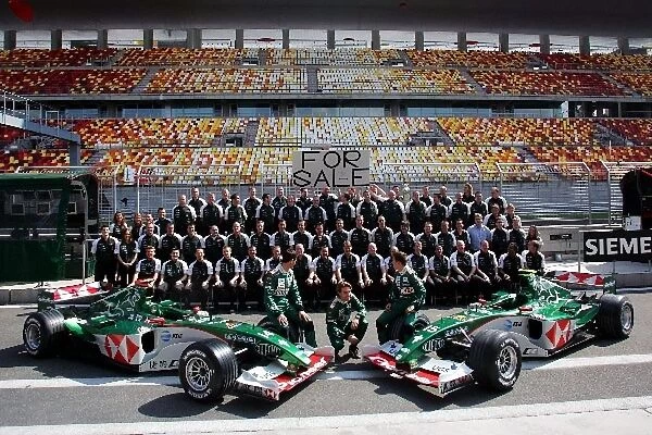 Formula One World Championship: The Jaguar Team For Sale group photo