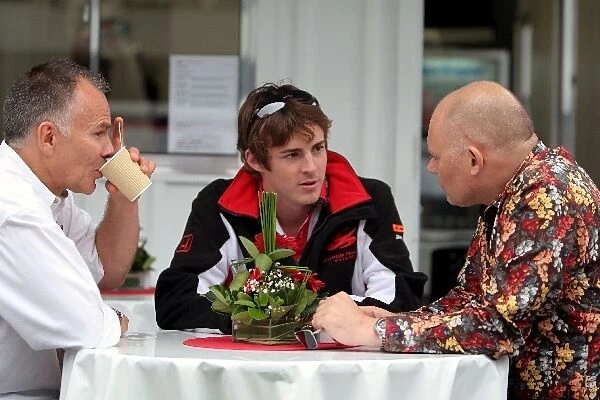 Formula One World Championship: James Rossiter Super Aguri F1 Team Test Driver talks with Peter Windsor Speed Channel, and Matt Bishop F1 Racing
