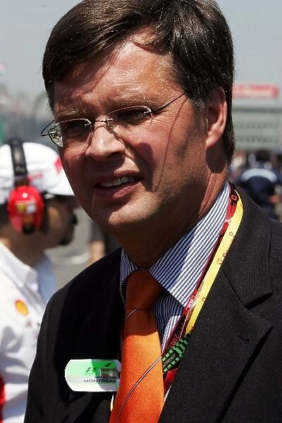 Formula One World Championship: Jan Peter Balkenende Dutch Prime Minister on the grid