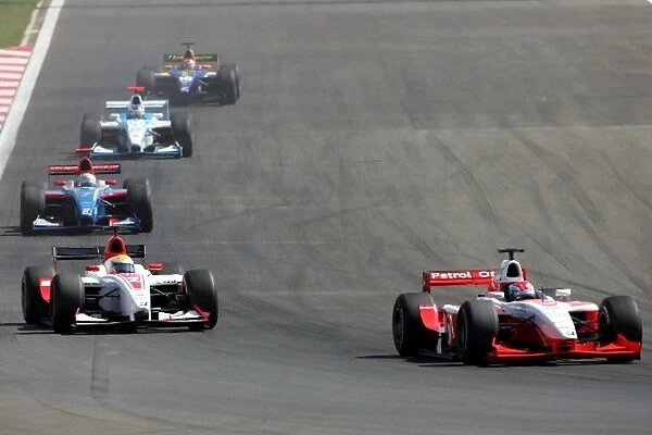 Formula One World Championship: Jason Tahinci FMS International fends off Lewis Hamilton ART Grand Prix