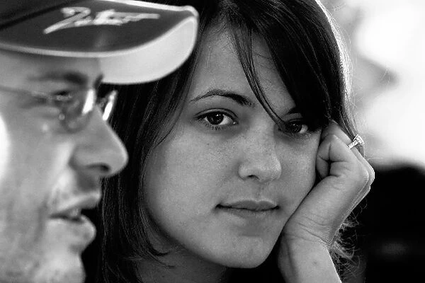 Formula One World Championship: Johanna Martinez, girlfriend of Jacques Villeneuve BMW Sauber F1