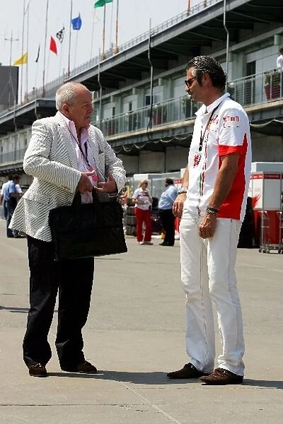 Formula One World Championship: John Hogan talks with Maurizio Arrivabene Marlboro Europe Brand Manager