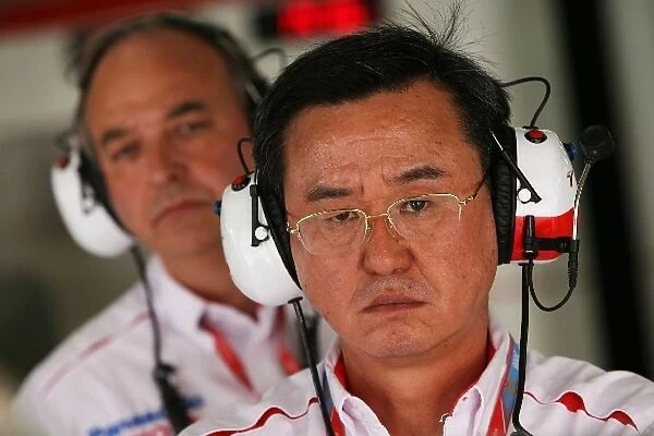 Formula One World Championship: John Howett President of Toyota F1 and Tadashi Yamashina Toyota F1 Chairman