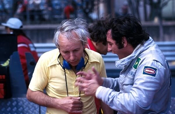 Formula One World Championship: John Surtees left, and Carlos Pace