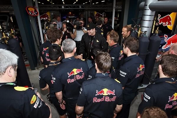 Formula One World Championship: John Travolta Actor with Red Bull Racing