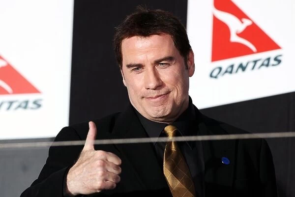Formula One World Championship: John Travolta Actor on the podium