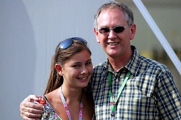 Formula One World Championship: Jonathan Ashdown Motor Sports Association with his daughter