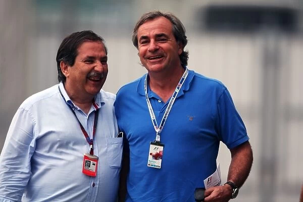 Formula One World Championship: Jose Carabante Groupo Hispania with Carlos Sainz