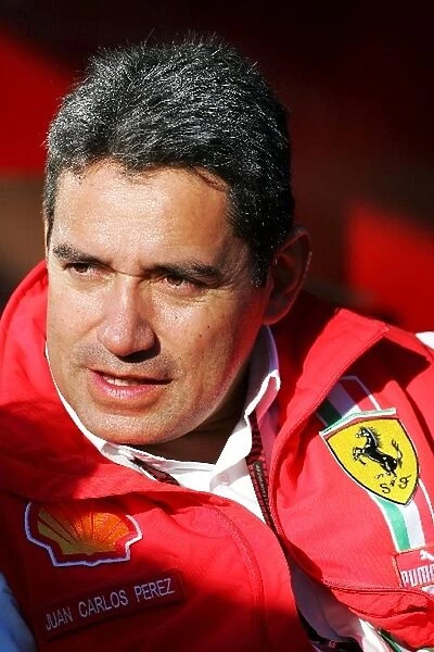 Formula One World Championship: Juan Carlos Perez Shell Global Sponsorship General Manager