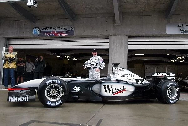 Formula One World Championship: Lady IRL driver Sarah Fisher is to run some demonstration laps in the McLaren MP4  /  17