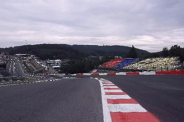 Formula One World Championship: The legendary Eau Rouge with revised run off area and pit lane exit