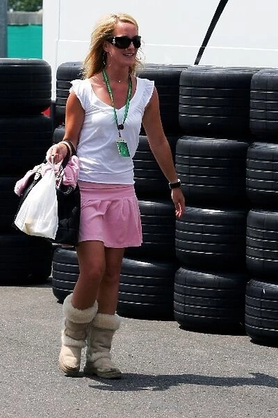 Formula One World Championship: Liselorr Kooijman, girlfriend of Christijan Albers MF1 Racing