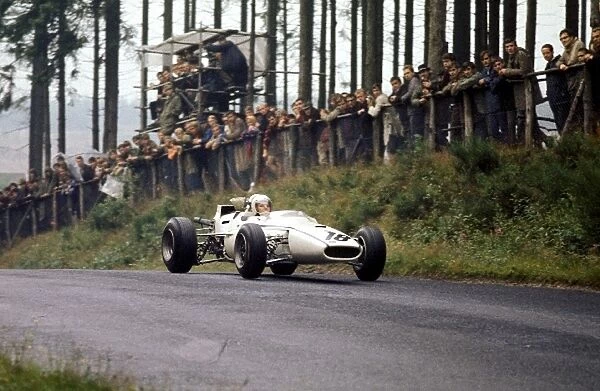 Formula One World Championship: Local driver Hubert Hahne Lola BMW T102, finished his home race in tenth place