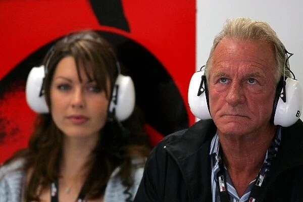 Formula One World Championship: Louise Griffiths with John Button
