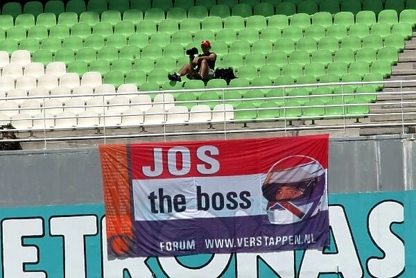 Formula One World Championship: Loyal Jos Verstappen Minardi fans have made the long trip to Malaysia