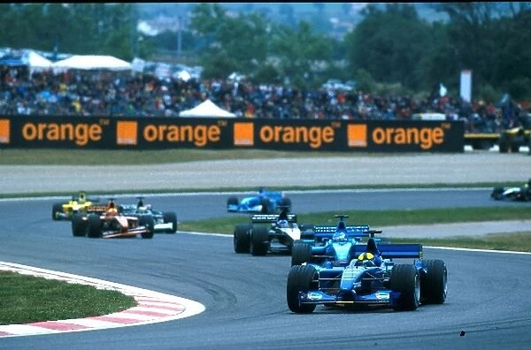 Formula One World Championship: Luciano Burti Prost Acer AP04 leads the pack