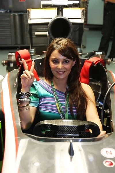 Formula One World Championship: Manisha Lamba Bollywood Actress in the Hispania Racing F1 Team HRTF1