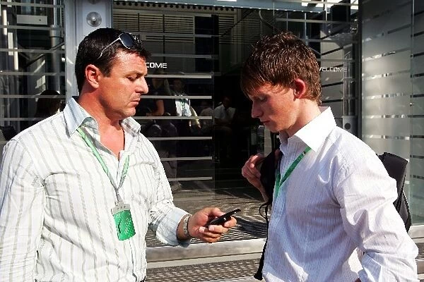 Formula One World Championship: Mark Blundell with Mike Conway