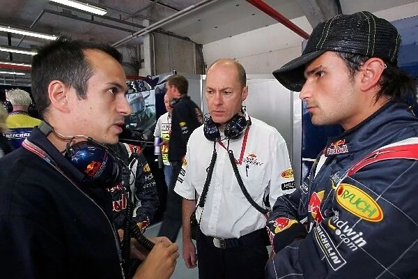 Formula One World Championship: Mark Smith Red Bull Racing Deputy Technical Director, and Vitantonio Liuzzi Red Bull Racing