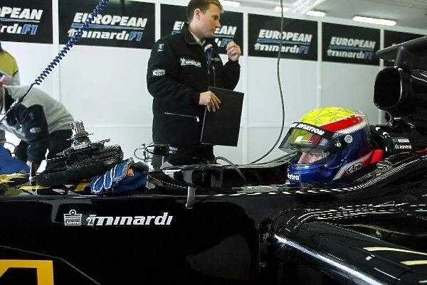 Formula One World Championship: Mark Webber was set to debut the new Minardi PS02