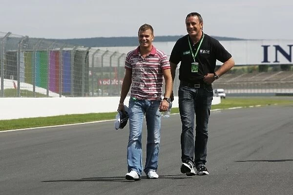 Formula One World Championship: Marko Asmer FMS and Paolo Coloni Manager of FMS International
