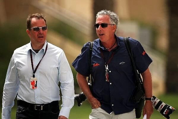 Formula One World Championship: Martin Brundle with Keith Sutton