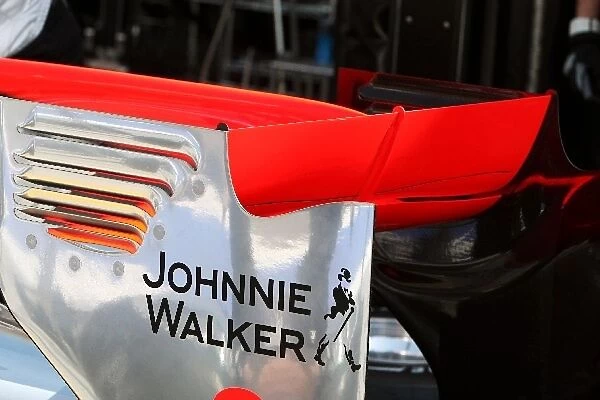 Formula One World Championship: McLaren MP4  /  25 rear wing detail