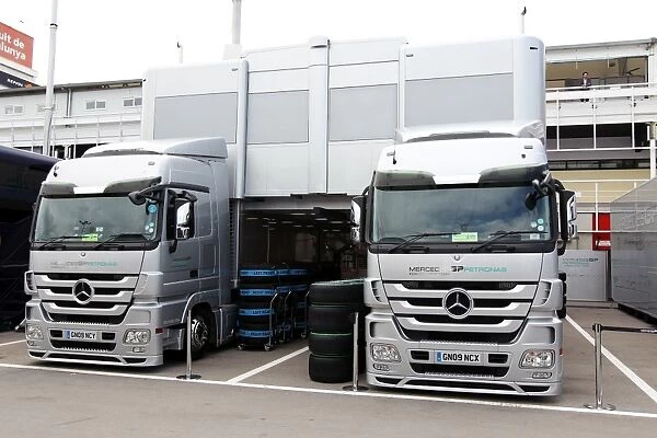 Formula One World Championship: Mercedes GP trucks