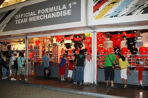 Formula One World Championship: Merchandise stand