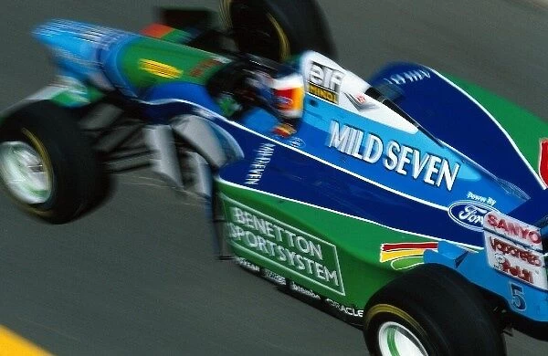 Formula One World Championship: Michael Schumacher Benetton B194, returned to his winning ways after a two race ban
