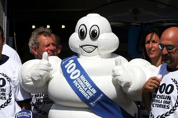 Formula One World Championship: The Michelin man celebrates his 100th GP victory