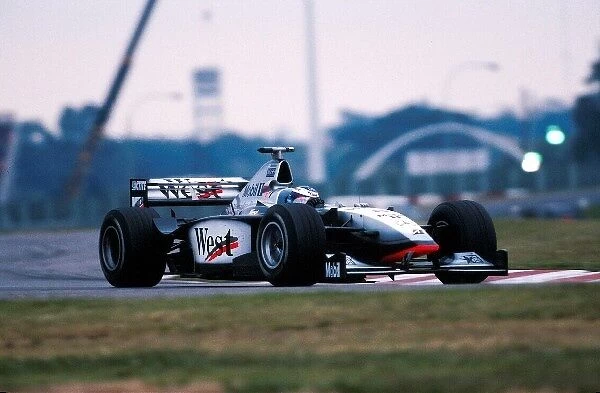 Formula One World Championship: Mika Hakkinen McLaren Mercedes MP4  /  13 finished in 2nd place