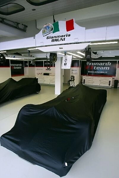 Formula One World Championship: Minardi have a car prepared for Gianmaria Bruni Minardi